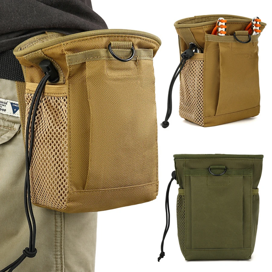 2024 Nuovo Outdoor 3-5L Camouflage Molle 600D Nylon Dump Drop Pouch Recycle Marsupio Borse Accessori Borsa Sacchetti ﻿