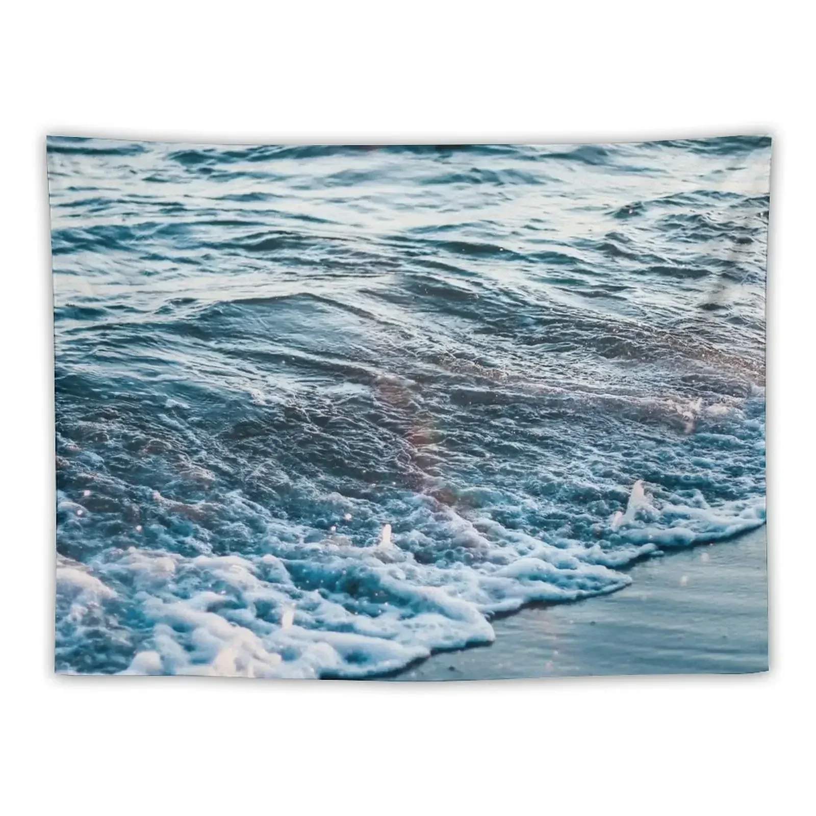 

Waves Crash on the Beach Tapestry Decorative Wall Murals Room Decoration Aesthetic House Decoration Wall Deco Tapestry