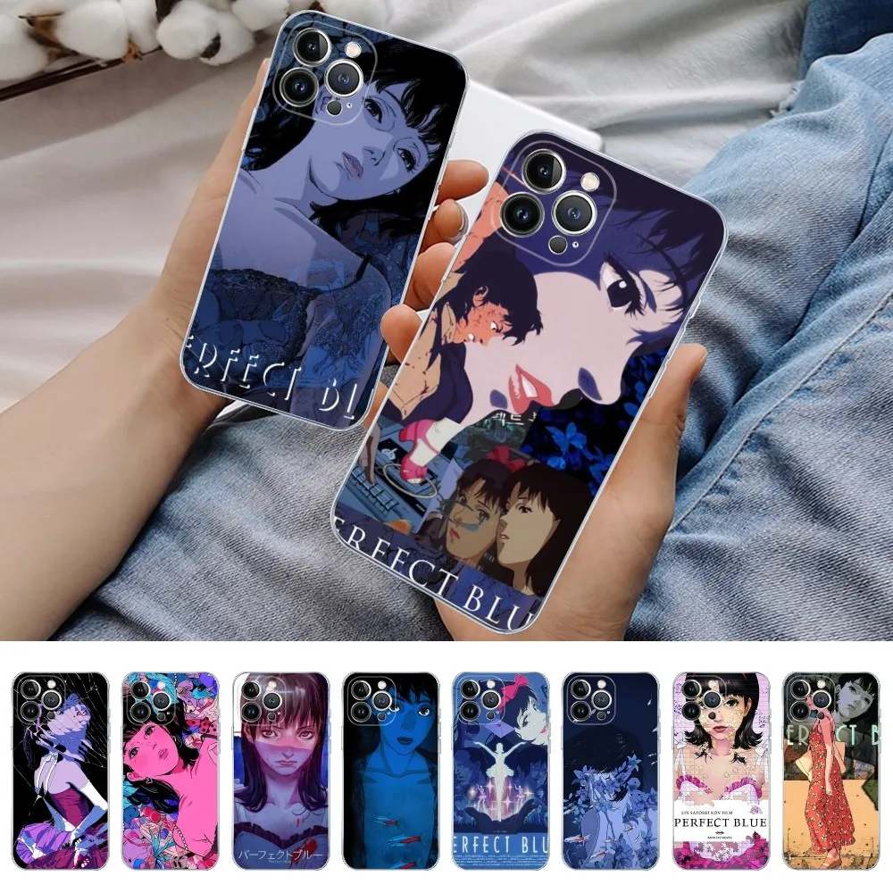 Perfect Blue Phone Case For IPhone 15 14 11 12 13 Mini Pro XS Max Cover 6 7 8 Plus X XR SE 2020 Funda Shell