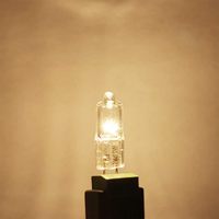 50x GY6.35 Light Bulb 12V 35W 50W 100W Crystal Clear Halogen Bulb 2 Pin T4 JC Bi-Pin Base G6.35 Capsule Bulb Dimmable 2700K
