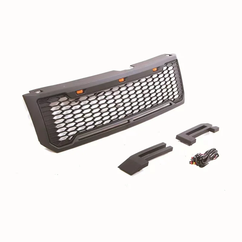 Pop 2008 Kuga Racing Grills Fit For Kuga 2009 2010 2011 2012 Abs Grille Mesh Mask Grill Auto Parts