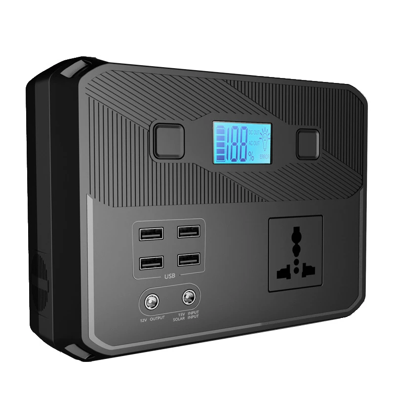 Best Quality 150W 46800mAh Solar Charge Outdoor Portable Power bank Station with DC 9V 12V 110V 220V AC USB Output