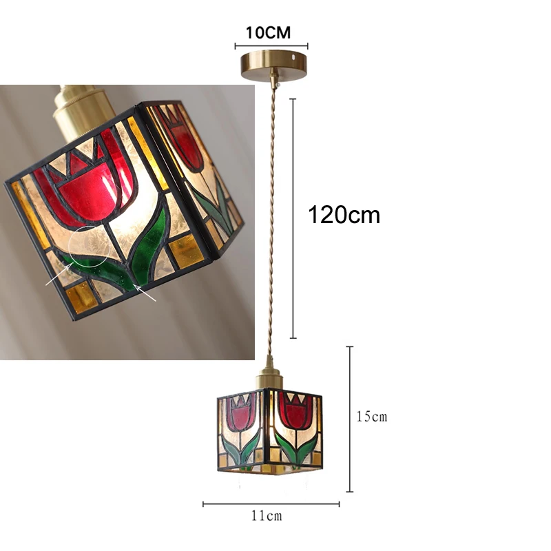 Retro Tiffany kroonluchter plafondlampen woonkamer hanglamp decoratie eetkamer slaapkamer keuken loft hanglamp