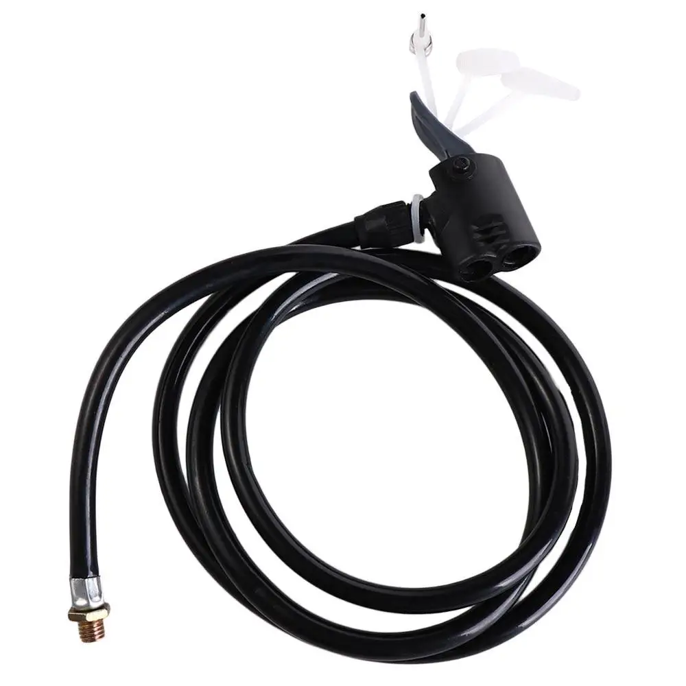 

Lengthened Bicycle Pump Hose Anti-freeze Air Line Air Pump Connector 125cm 2 in 1 Air Pump Extension Tube Hose Accessories