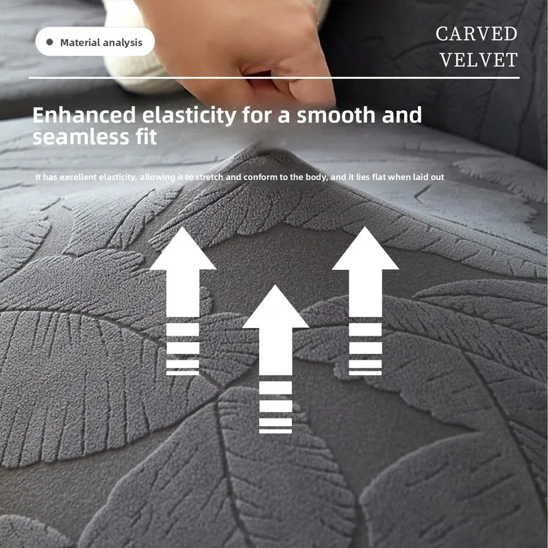 RV sofa seat cover, elastic full-coverage camping car bench seat cover, universal dust-proof car seat cover