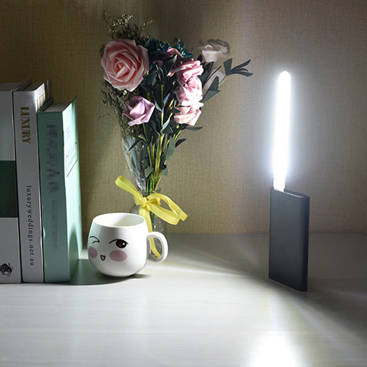 

Usb Desk Lamp White 24 Led Bulbs Portable Night Light For Laptop Keyboard Camping Emergency Mini Lamp Usb