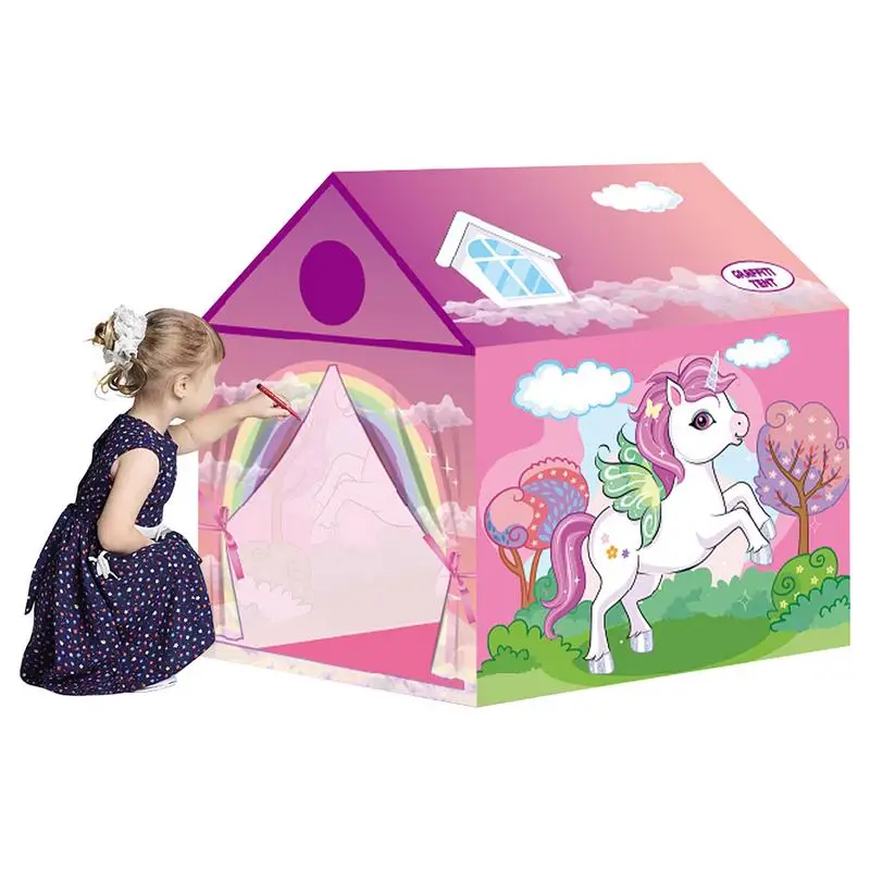 

Painting Play House Craft Activity For Kids Tent House Coloring Play House Doodle Drawing Play House Coloring Graffiti Painting