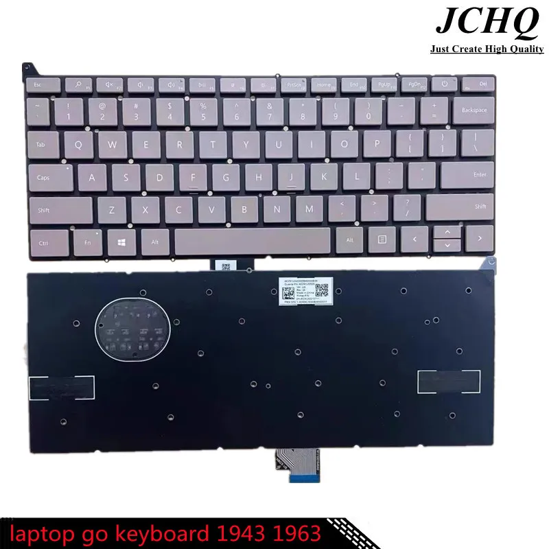 

New Keyboard For Microsoft Surface Laptop Go US Version 1963 1943 2013 laptop Go1/2 Keyboard Replacement Gold
