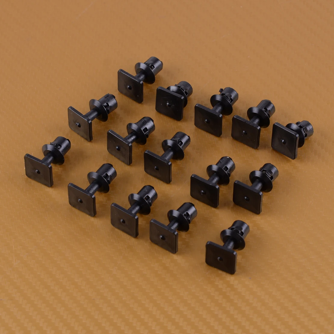 

Черные нейлоновые зажимы для обшивки крыши автомобиля DWCX, 15 шт., аксессуары для интерьера VW Caddy Transporter t4 t5 Volkswagen