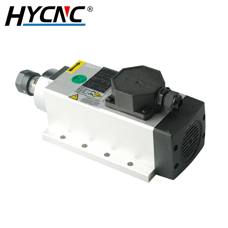 Imagem -03 - Ksbg Refrigerado a ar Motor Quadrado do Eixo Rolamentos para Fresamento de Máquinas Cnc 22 kw 3.5kw 220v 380v 18000rpm 300hz