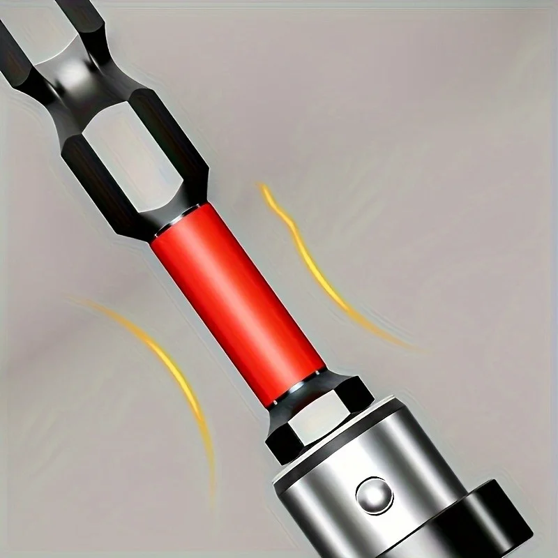 

Magnetic Drill Bit, Durable & Anti-Slip. Black Steel Crosshead for Ceiling, Wood Floors & Office Desks. Impact Resistant.