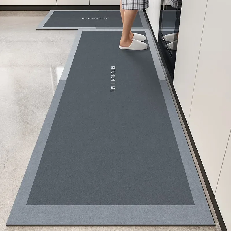 Kitchen Carpet Modern Style Rug Pvc Leather Non-slip Floor Mat Waterproof Oil-proof Foot Mats Long Strip Home Decoration Carpets - Image 3