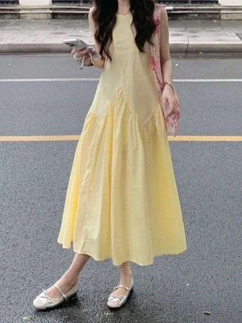 ชุดเดรสผู้หญิงสไตล์วินเทจ Y2K ยุค 2000 เสื้อถักปักลาย ผูกโบว์ กระโปรงทรงเอ ความยาวปานกลาง ชุดสำเร็จการศึกษา ชุดนักเรียน นักศึกษา ทรงทันสมัย