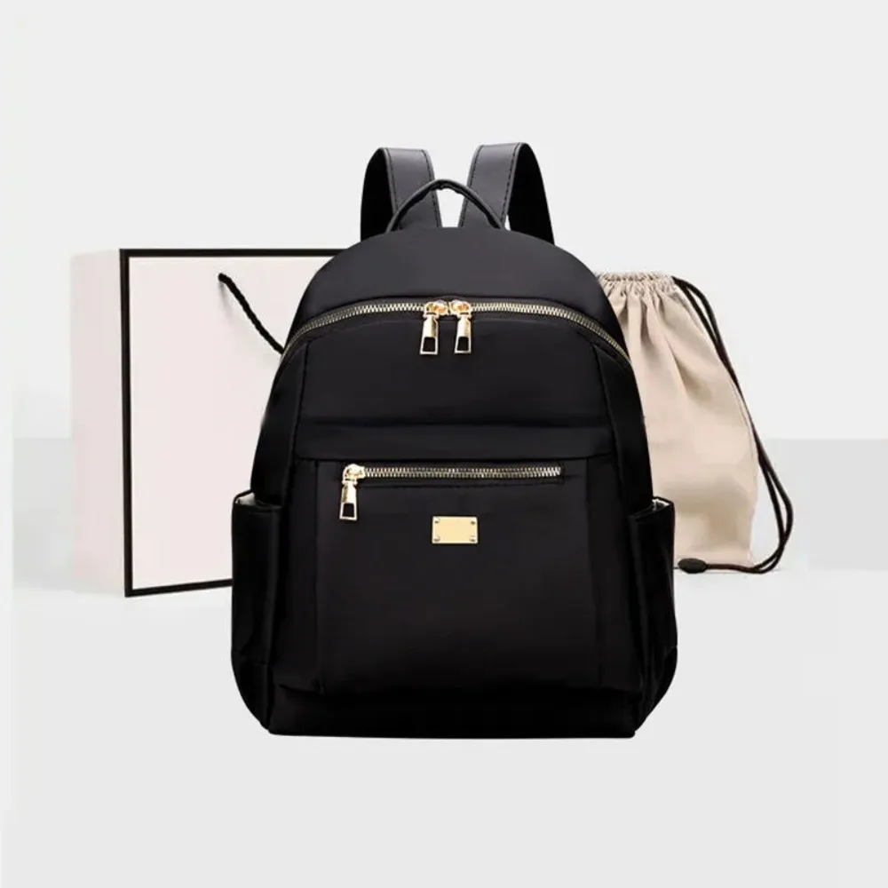 

Fashion Multi-pocket Shoulders Backpack Large Capacity Casual Versatile Travel Rucksack Adjustable Strap Female Book Bag