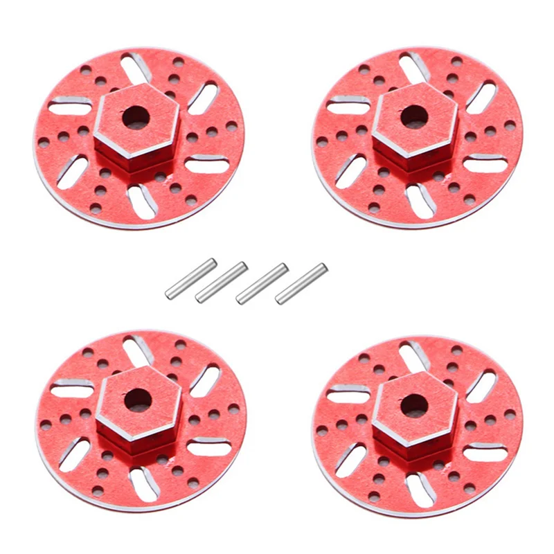 

4Pcs Metal 9mm Wheel Hex Adapter Brake Disc for SG 1603 SG1603 SG1604 UD1601 UD1603 UD1604 1/16 RC Car Upgrades Parts,1