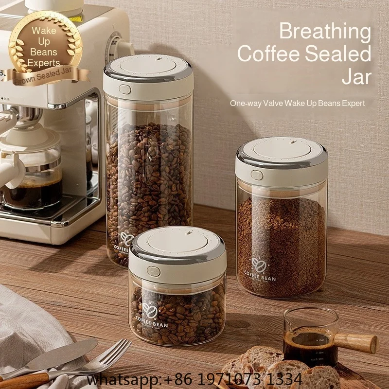Coffee Bean Preservation Tank Coffee Powder Sealed Tank Storage  Milk Powder Storage  Food Sealed Fresh-Keeping