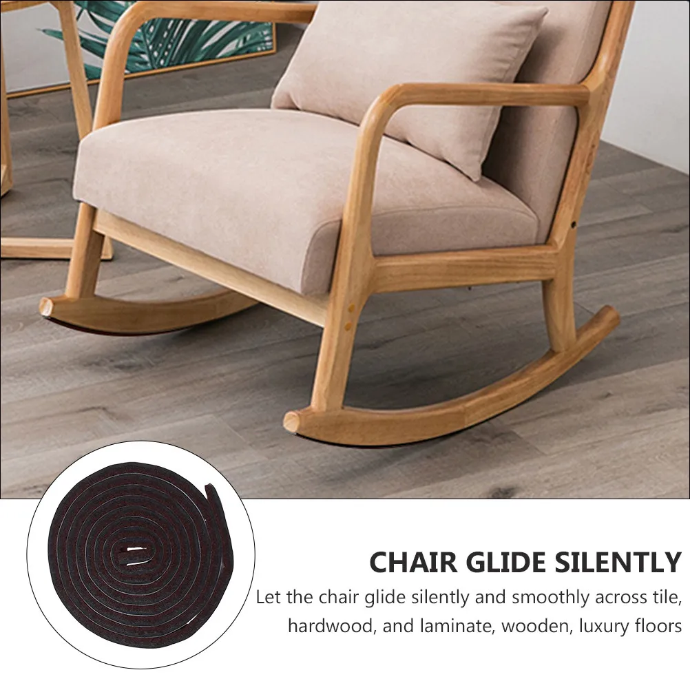 2Pcs Chair Feet Protector Anti-Skid Stool Leg Mat Felt Stool Feet Cover Quiet Glide Furniture Floor Pads Damage Protection