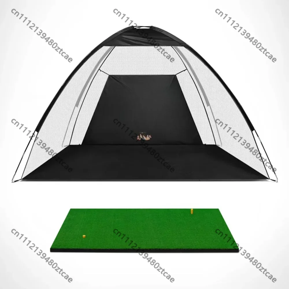 2Mx1.4M Golf Practice Hitting Net Indoor Outdoor Portable Training Cage Sports Practice Ball Net Equipment