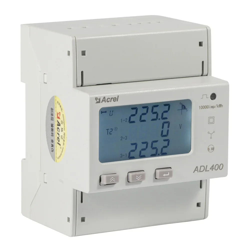 acr ADL400/F Din rail 3-phase energy power electricity meter digital display RS485Modbus-RTU IoT MID Approved withMulti tariff