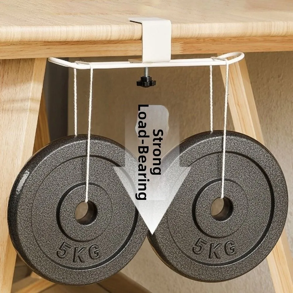 Carbon Steel Desk Side Bag Hook Detachable Adjustable Table Backpack Holder Space Saving Anti Slip Desk Side Handbag Rack Office