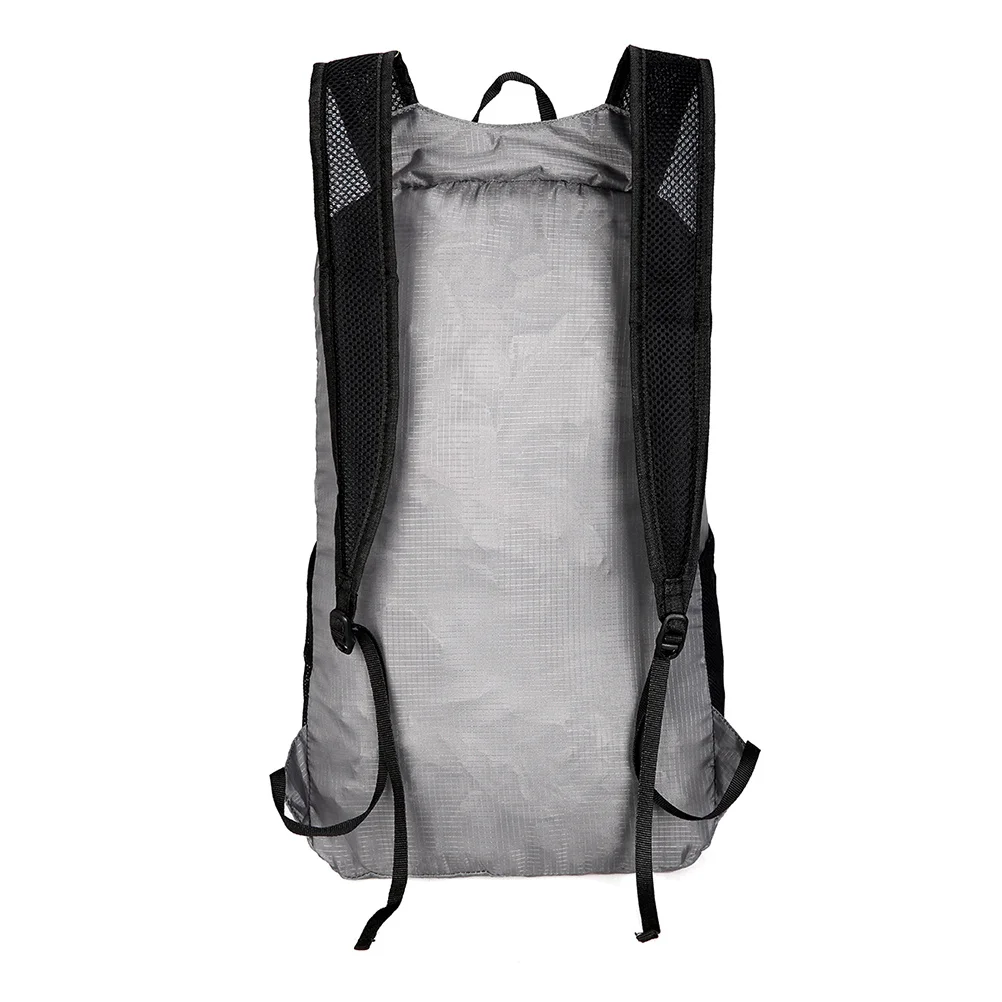 

Outdoor Waterproof Sports Backpack Foldable Lightweight Daypack for Hiking Camping Traveling Grey Large Capacity