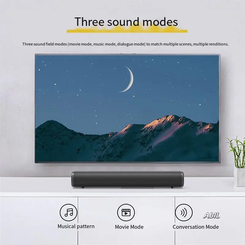 

Маленькая звуковая панель для ТВ-динамиков с Bluetooth 5.0/HD/оптическим/USB/подключением, 50-ватные настенные звуковые панели для домашнего кинотеатра