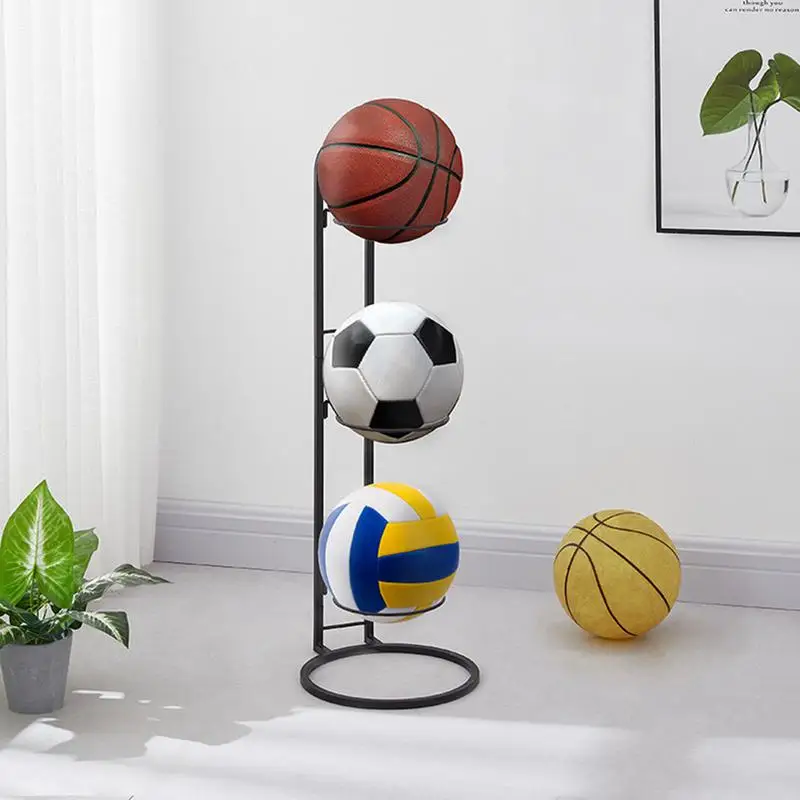 

Ball Storage Rack Basketball Storage Rack Portable Outdoor Football Football Assembly Volleyball Stand Holder Space