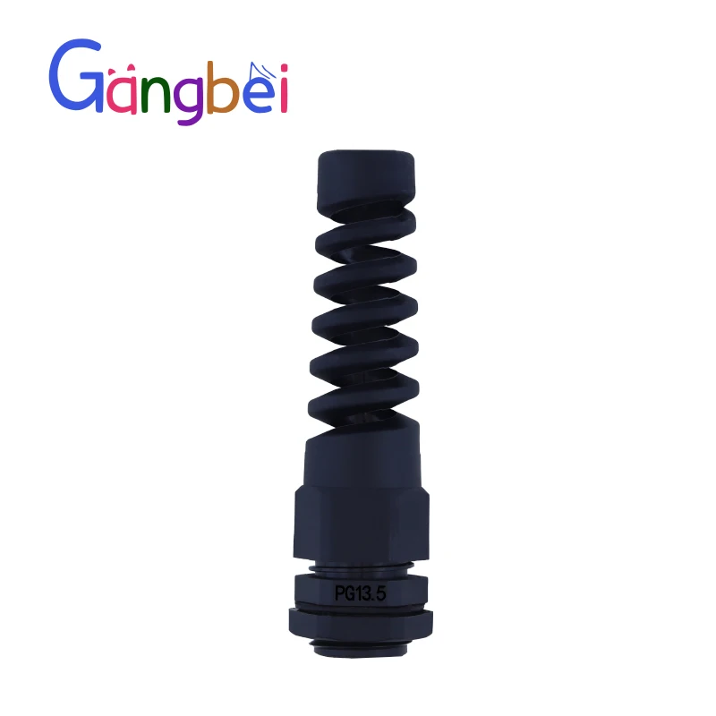 PG13.5 Spring loaded joint Torsion resistance type bending waterproof connectors Glen head protection cable joint Gangbei