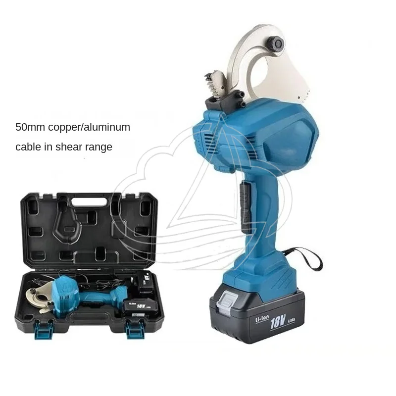 18V Lightweight Ratchet Cable Cutter, EC-50M/EC-65M 50mm Gear Type Wire Cutting Tool Factory Price
