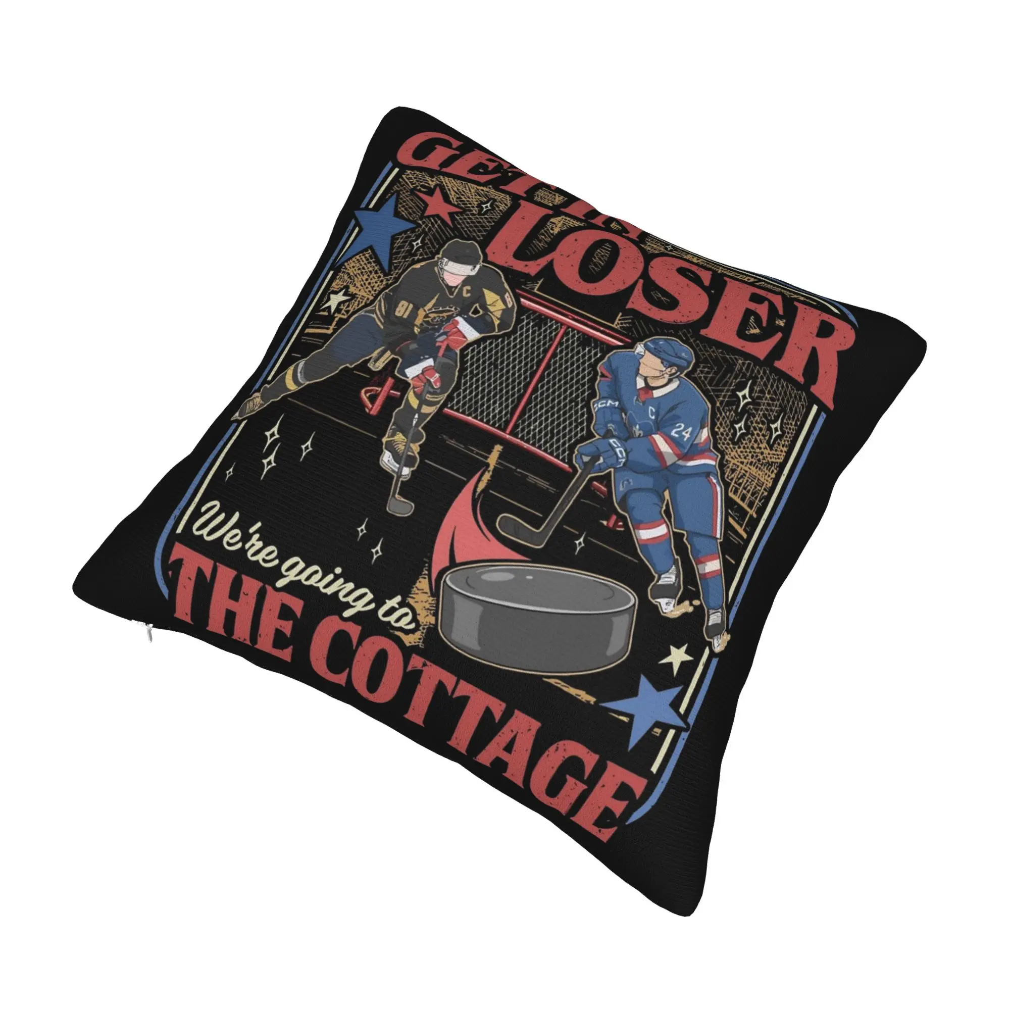 Get In Loser We're Going To The Cottage Heated Rivalry Pillowcase Fabric Cover Decorations  Throw Pillow Case Cover Home