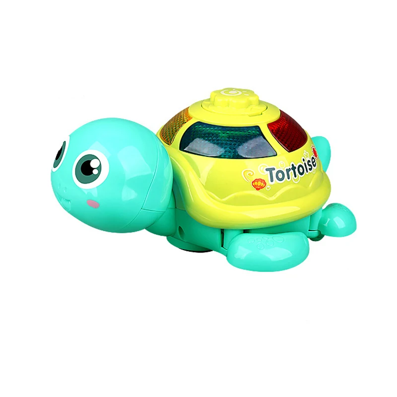 Giocattoli per bambini Hello Turtle Model Electric Pets Lay Eggs Baby Musical Toddler Crawl sviluppo infantile giocattolo educativo regalo per bambini