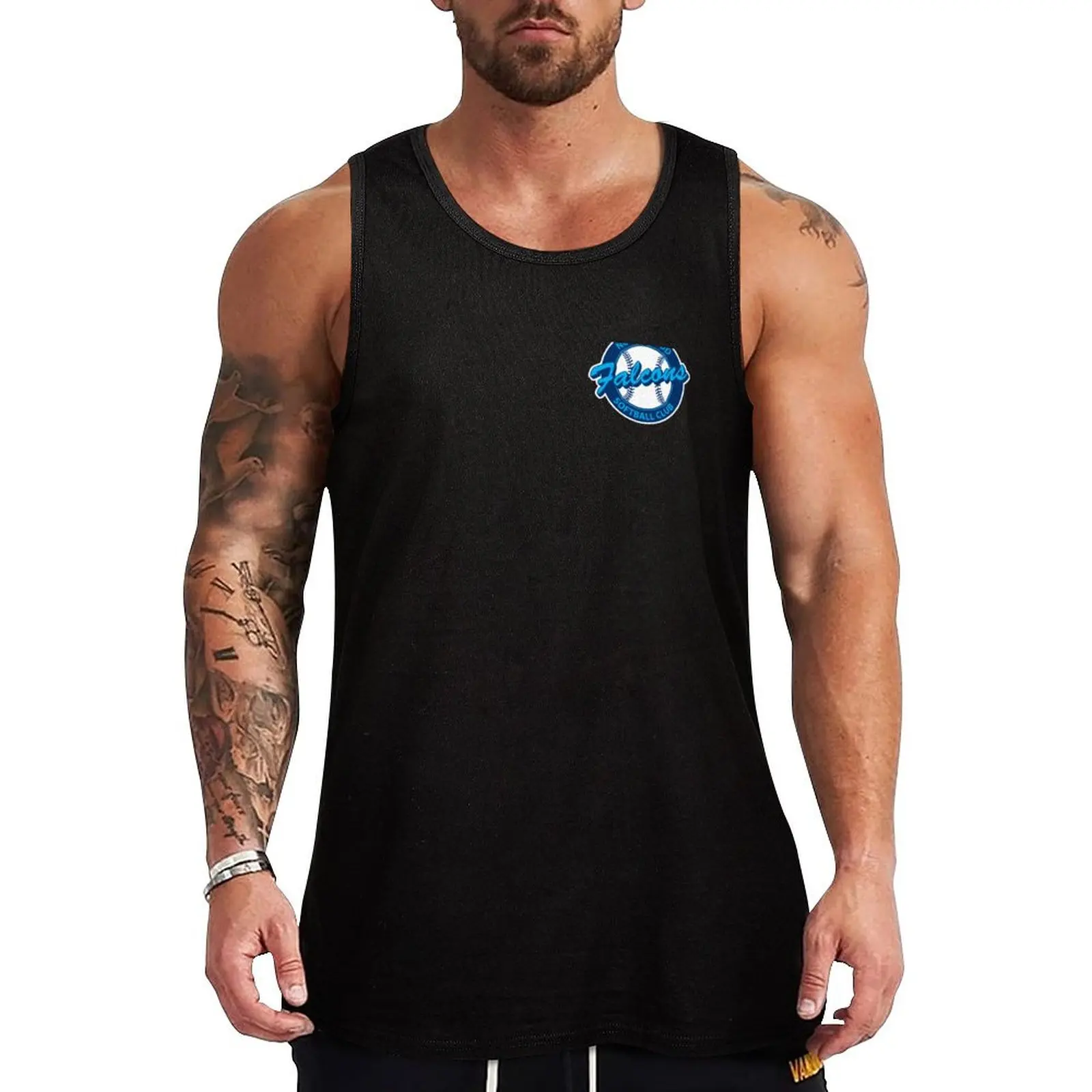 Northwood Falcons Softball Club logo Tank Top gym for men muscle t-shirt