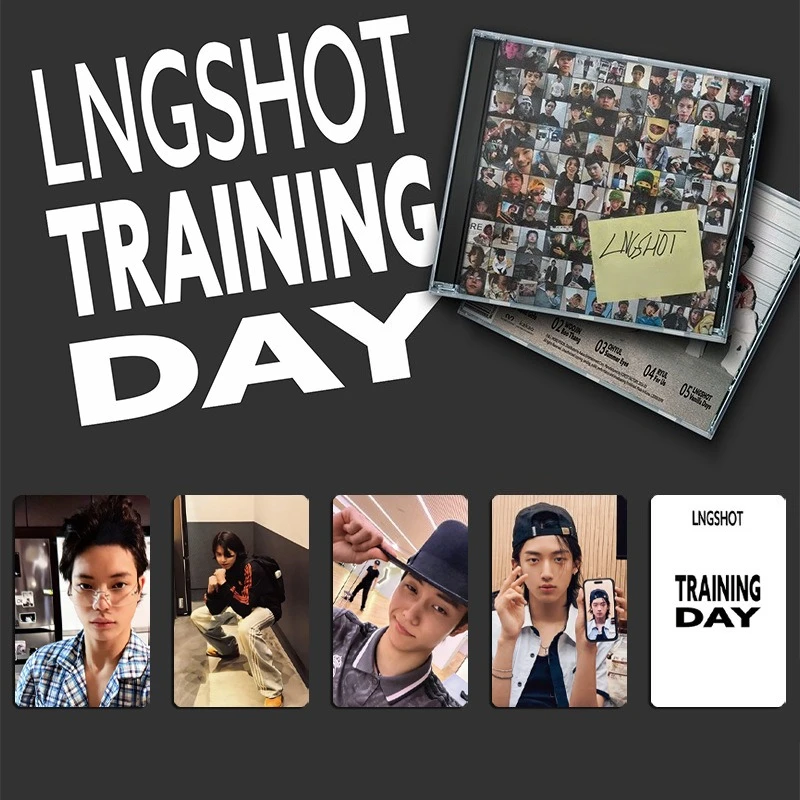 LNGSHOT Training Day Album Photocards Character Props LOMO Card Special Card Ohyul Ryul Woojin Louis Fans Collection Gift