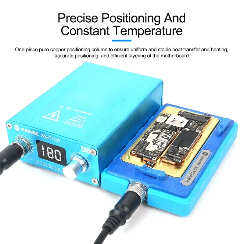 Sunshine T12A-N15 4in1 Preheating Station Welding Platform For iPhone 15 Series Motherboard Welding Table Desoldering Heater