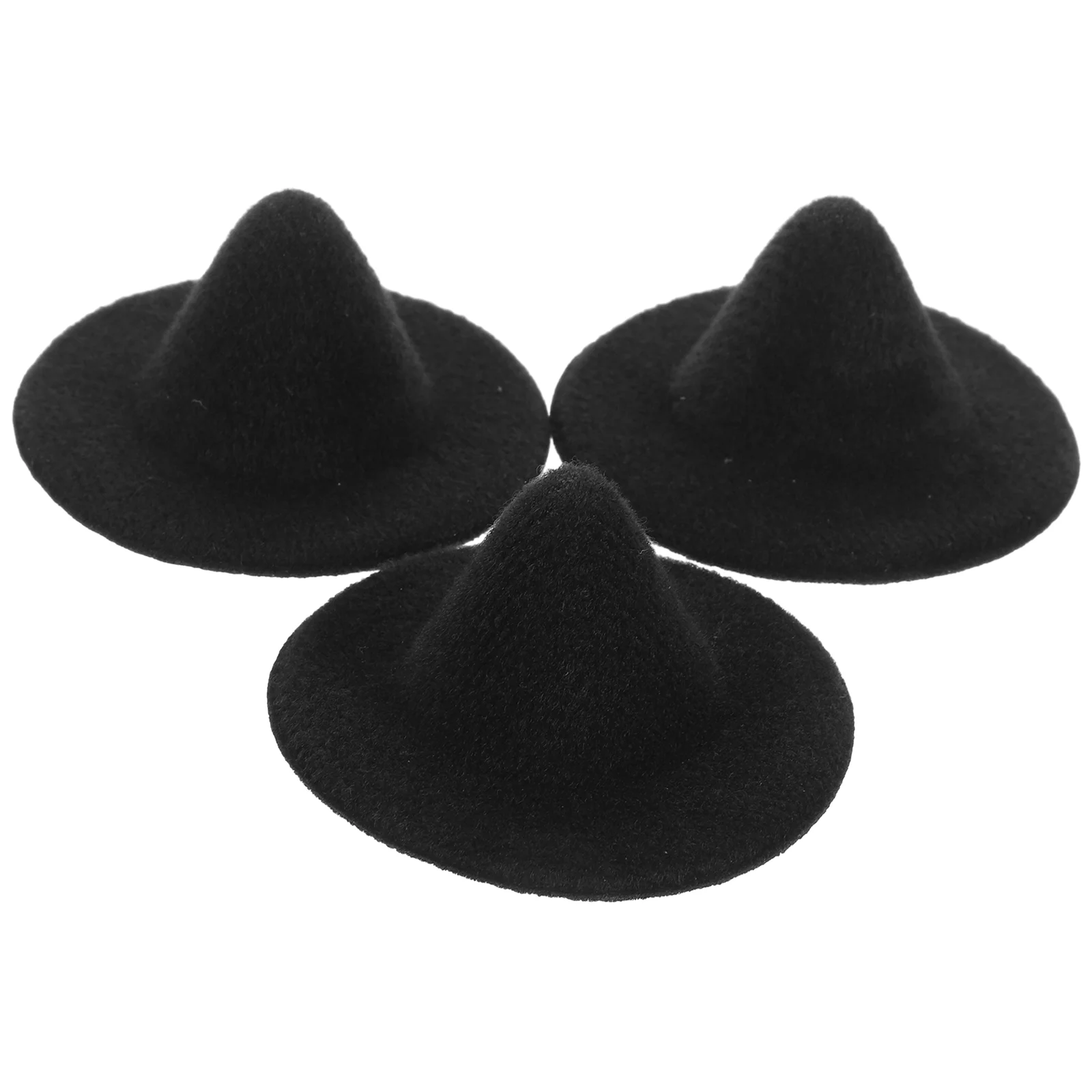 

3 Pcs Mini Wizard Hat Hats Festival Decorate Accessories Eva Tiny Decorative Witch Crafts Decorations