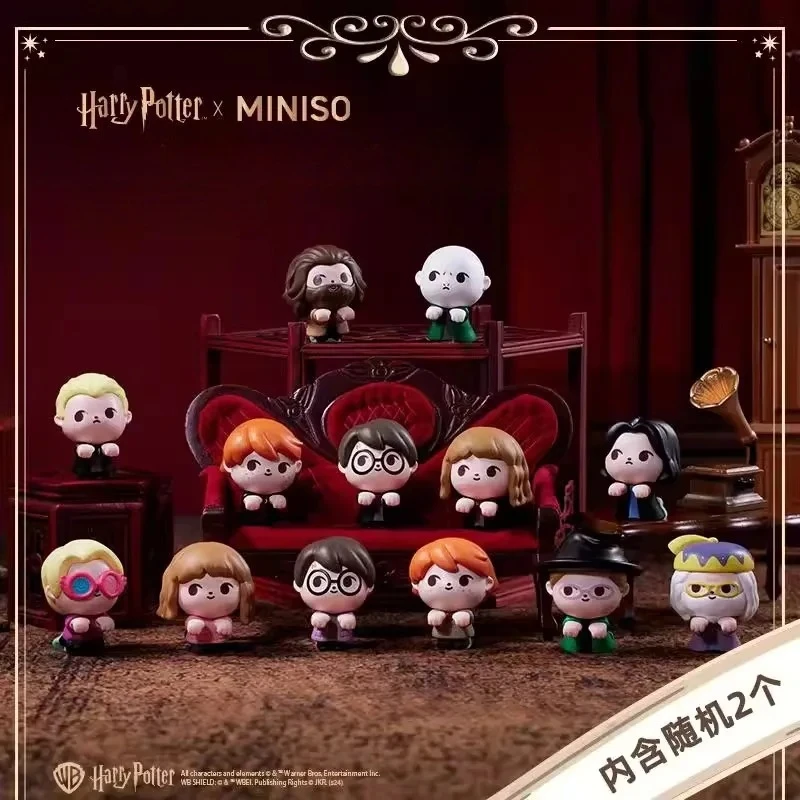 

MINISO Harry Potter Mini Grain Blind Box Figure Gift Creative Toy Doll mystery box