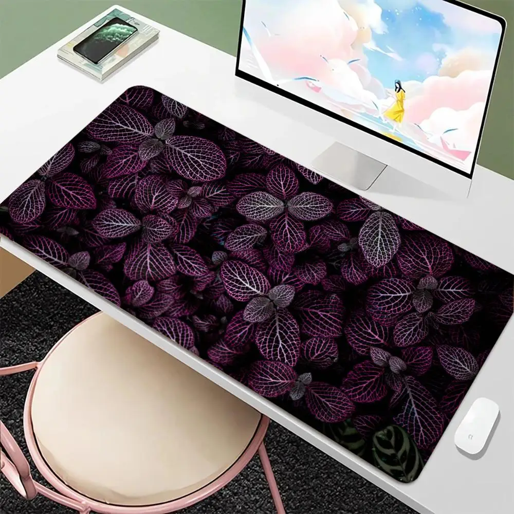 

Plant Green Leaves Mouse Pad Large Computer Office Table Mats XXL Rubber Non-slip Desk Mat HD Lockedge Office Gaming Deskmat