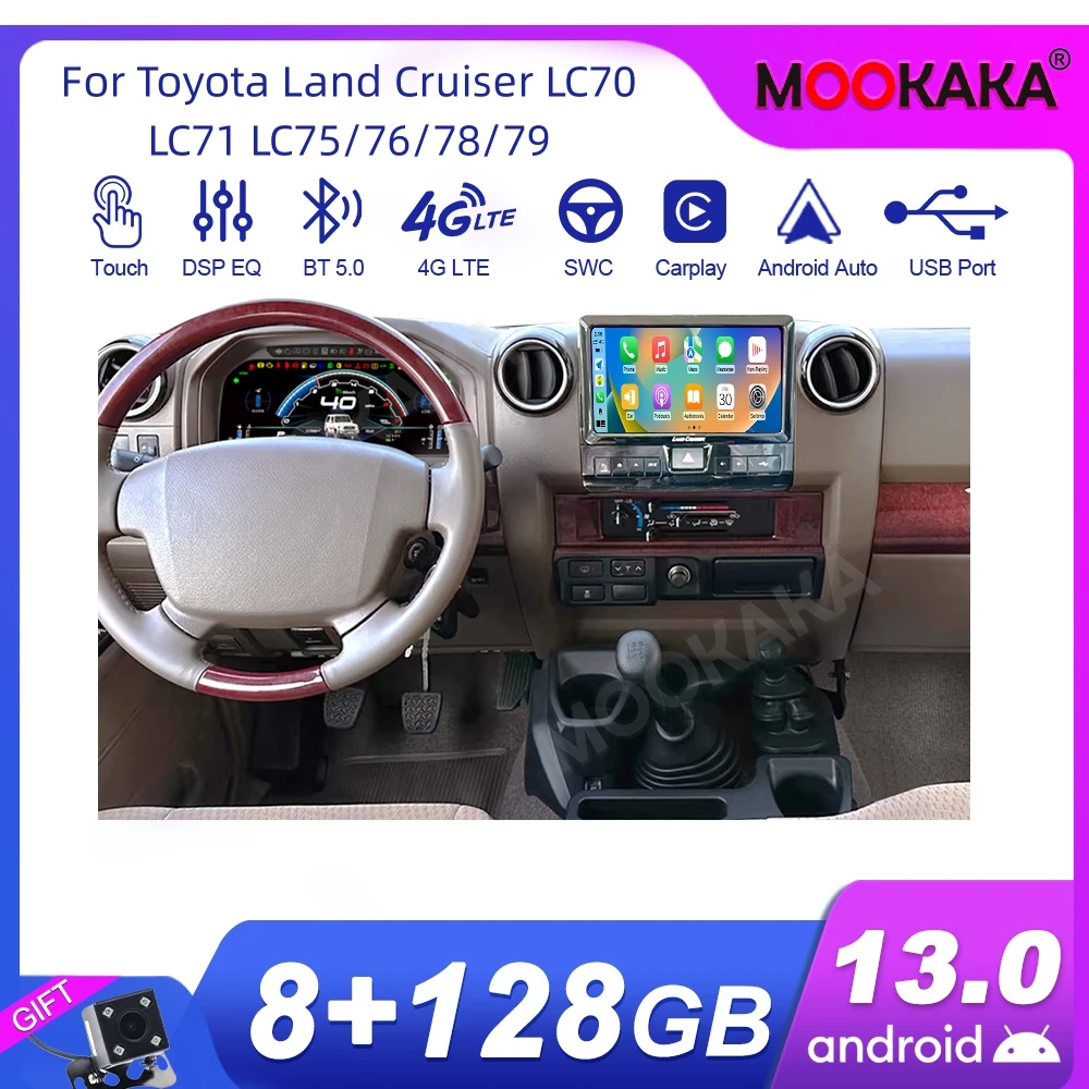 

Для Toyota Land Cruiser LC70 LC71 LC75/76/78/79 Android автомобильный радиоприемник ЖК-дисплей приборная панель цифровой кластер виртуальный кабин мультимедийный блок
