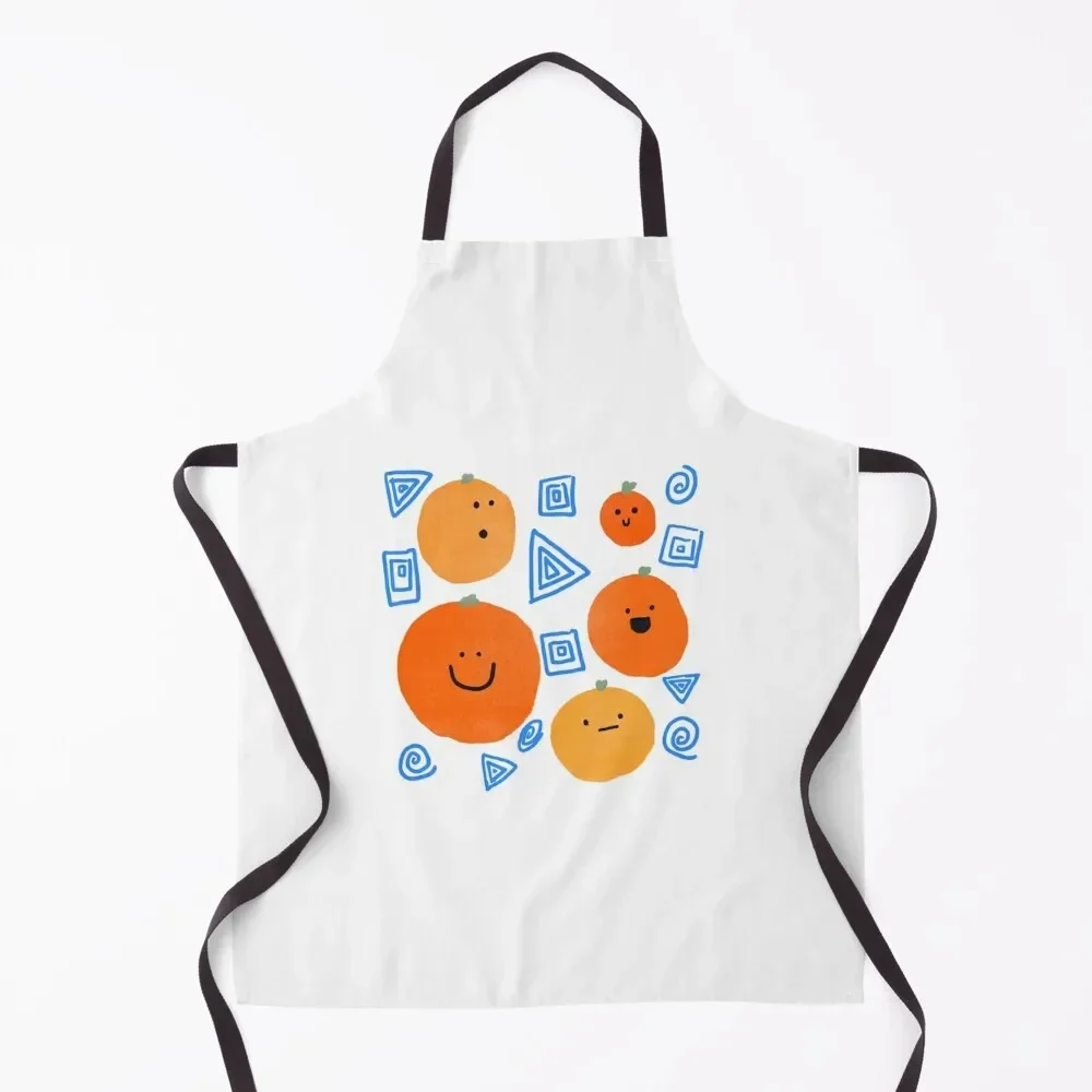 

Orange Apron Kitchen Utensils barber men Waterproof with personal logo Apron