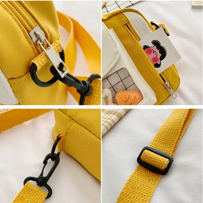 2023 Female Canvas Bag Cartoon Rabbit Messenger Bags For Women Student Cute Girl Shoulder Bag Ladies Shopping Handbag Crossbody