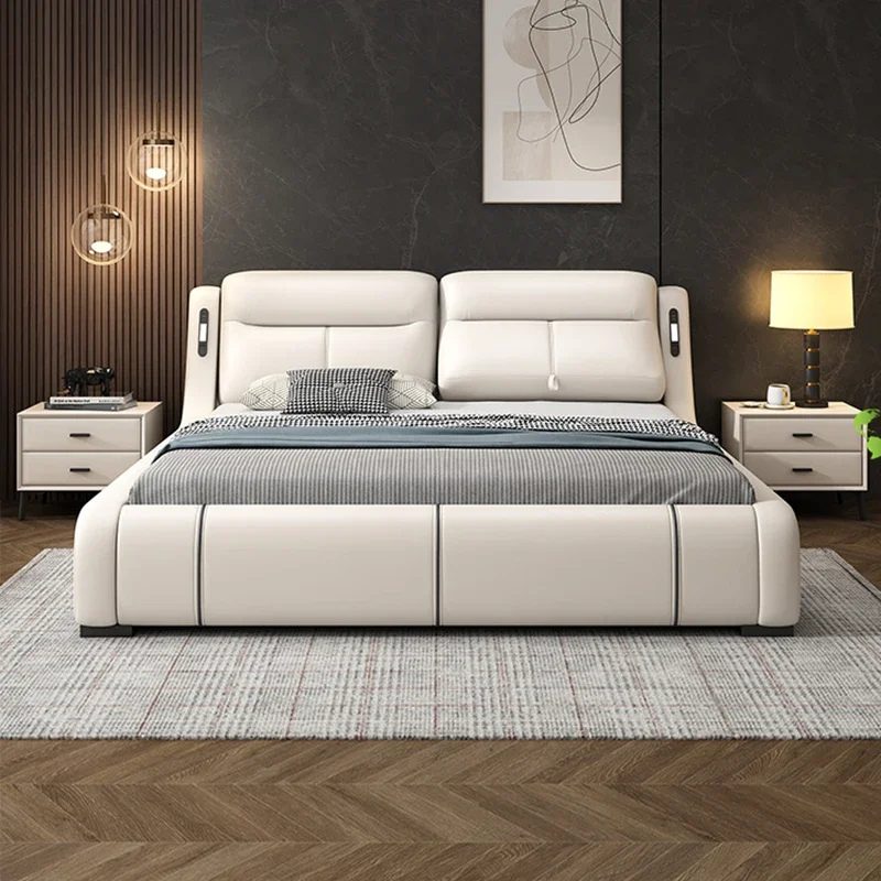 

Европейская кровать для красоты, дизайнерская спальня для девочек, двуспальная современная кровать размера «queen-size», роскошное хранилище для сна, мебель для гостиной Camas De Casal