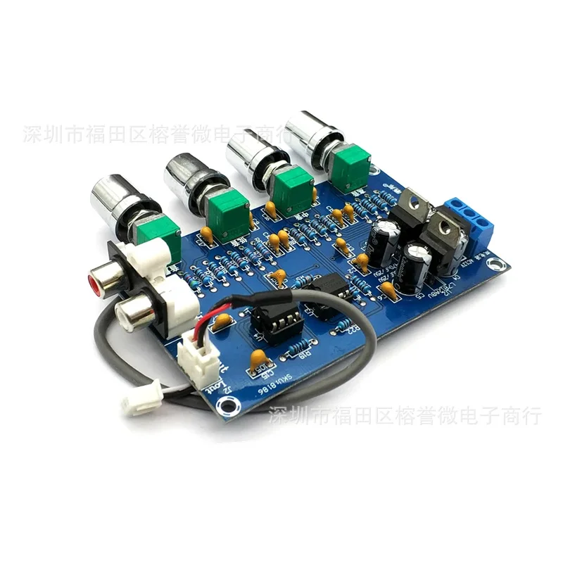 XH-M164 Power Amplifier Tuning Board Front Level Board Tuning BoardNE5532Zoom in and Beautify and Adjust Bass Adjustable Board