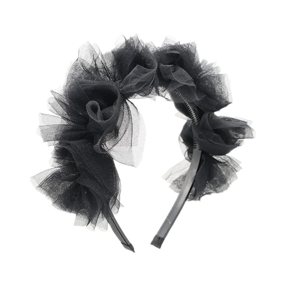 

Fashion Bow Gauze Women Headband personality Hairband Girls Headwear Bow Headband Hair Accessories