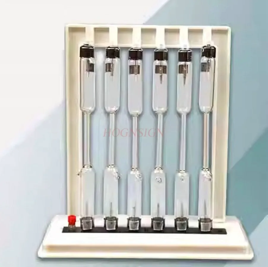 Electronic induction coil accessories for observing gas emission spectra, six spectral tubes, optical experimental equipment