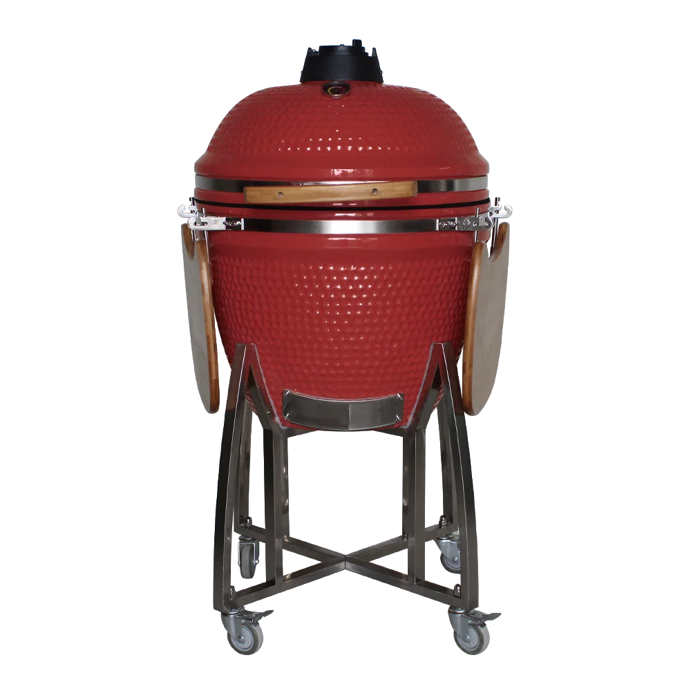 

Auplex 23.5 Inch Big Green Kamado Garden BBQ with Multi Function Outdoor