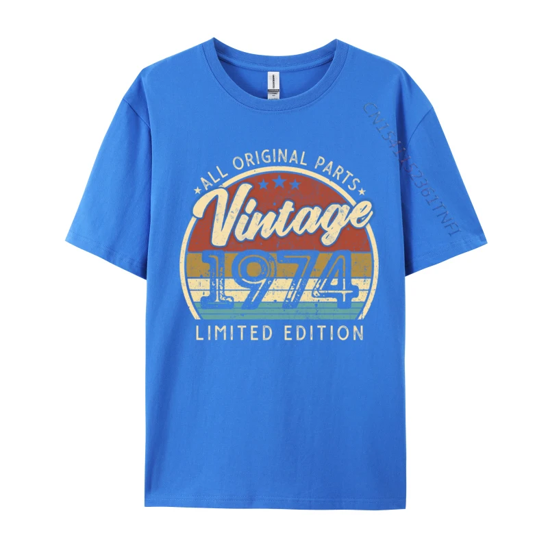 Vintage 1974 Limited Edition 48 Years Old 48th Birthday Pullover Hoodie T-Shirts Tops Shirts Fashion Unique Tee Shirts Men