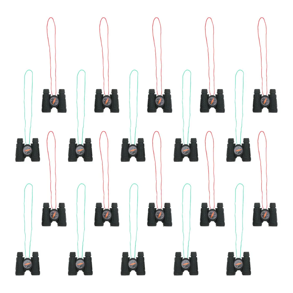 Mini boussole intégrée, 20 pièces, sangle colorée, compacte, légère, Camping en plein air, Exploration de la Nature, pour enfant