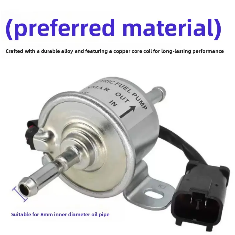

For Yanmar External Booster Oil Pump Excavator 24V12V Diesel Electronic Pump Fast Delivery
