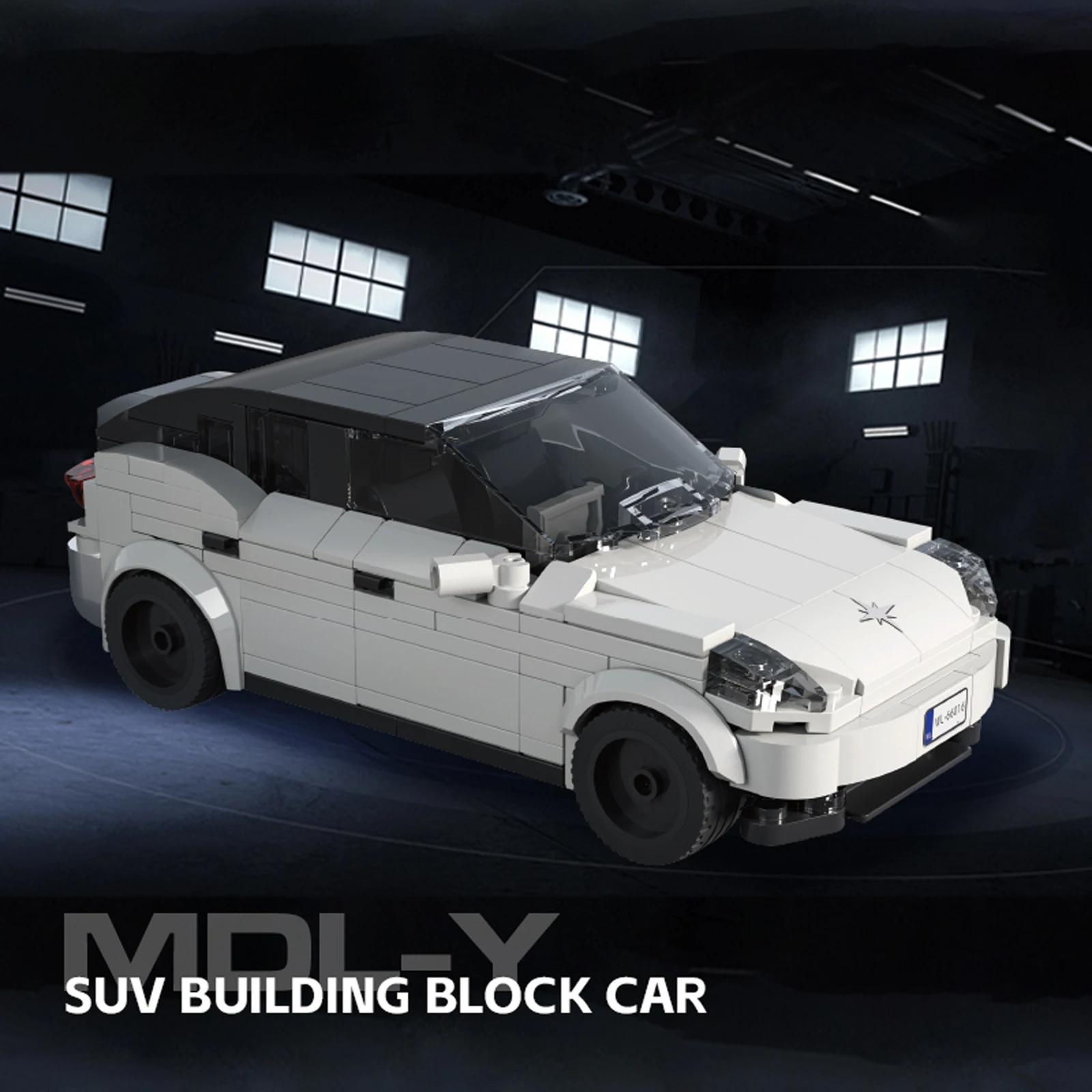 329PCS คลาสสิก SUV ไฟฟ้ารถบล็อกอาคารชุด LuxuryT รถชุด STEM ของเล่นเพื่อการศึกษาของขวัญสร้างสรรค์สําหรับเด็ก