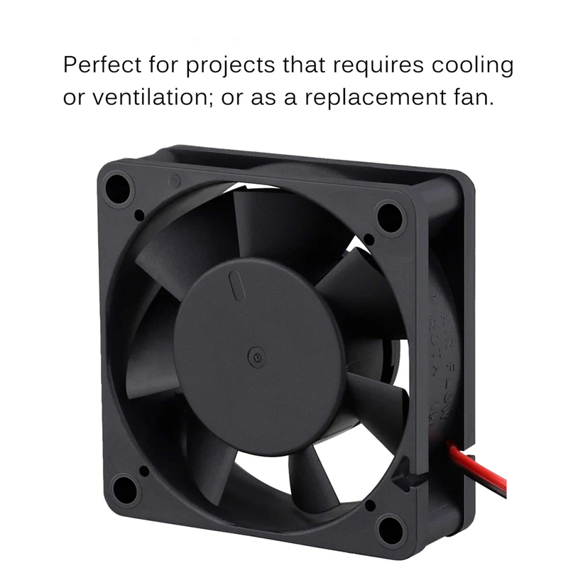 DC 12V 24V 6CM  60x60x20 6020 Brushless silent chassis cooling fan